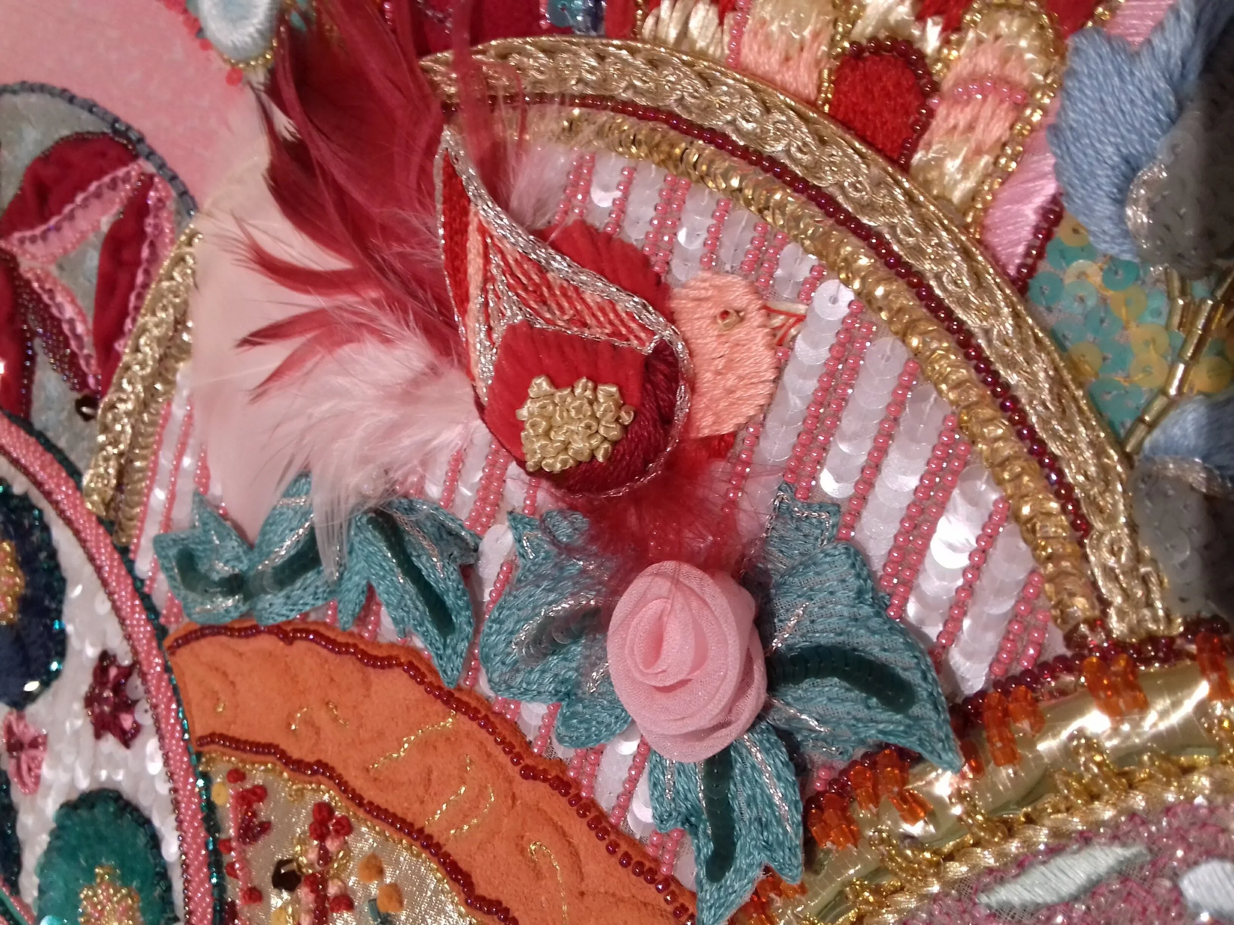 Embroidery is to Haute Couture what Fireworks are to Bastille Day